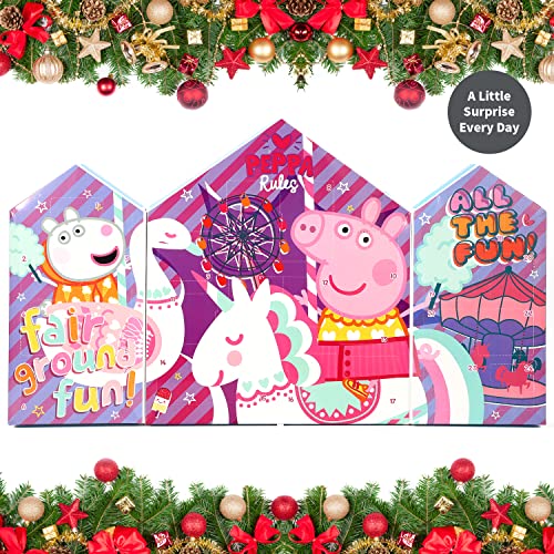 Templar Peppa Pig Advent Calendar Kids Jewellery Hair Xmas Christmas Countdown Fun, Multicoloured