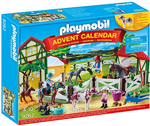 Playmobil 9262 Advent calendar Horse Farm, For Children Ages 4+
