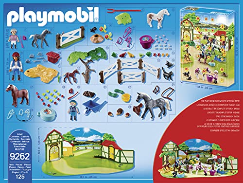 Playmobil 9262 Advent calendar Horse Farm, For Children Ages 4+