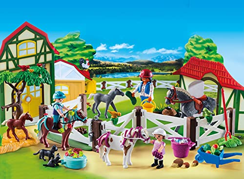 Playmobil 9262 Advent calendar Horse Farm, For Children Ages 4+