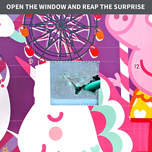 Templar Peppa Pig Advent Calendar Kids Jewellery Hair Xmas Christmas Countdown Fun, Multicoloured