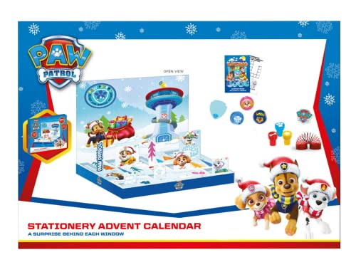 Paw Patrol Advent Calendar 2023|Perfect Christmas Surprise Toys for Boys and Girls with Paw Patrol Toys, Slime, Paw Patrol Figures, Paw Patrol Book, Paw Patrol Stickers, Paw Patrol Gifts – 24 Pcs