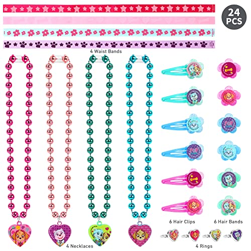 Templar Paw Patrol Girl Advent Calendar Kids Jewellery Hair Xmas Christmas Countdown Fun, Multicolor