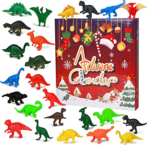 Advent Calendar Toy for Kids Toy Advent Calendar for Boys Girls 3-8 Year Old Dinosaur Advent Calendar Surprise Gift for Boys Girls Age 3 4 5 6 7 8