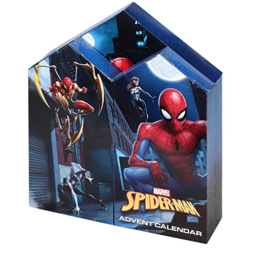 Templar Spiderman Advent Calendar Creative Art & Craft Stationery Set Kids Xmas Christmas Countdown Fun, Multicoloured