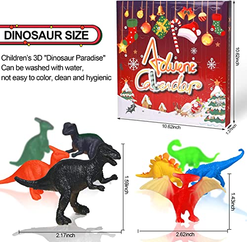 Advent Calendar Toy for Kids Toy Advent Calendar for Boys Girls 3-8 Year Old Dinosaur Advent Calendar Surprise Gift for Boys Girls Age 3 4 5 6 7 8
