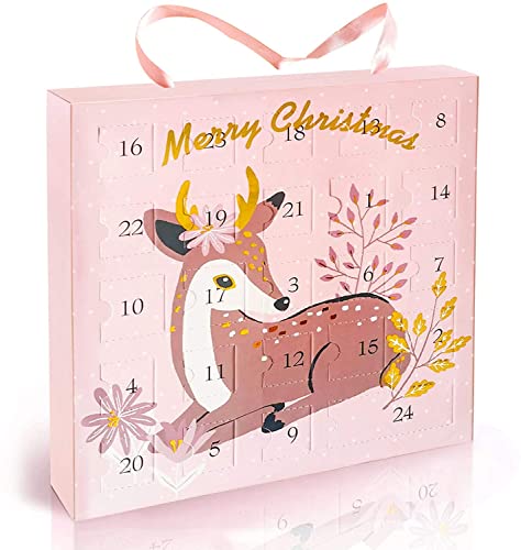 Christmas Advent Calendar Kids 2023 Christmas Countdown Calendars 24Pcs Sets DIY Charm Pendant Bracelet Necklace Jewelery Xmas Calendar Creative Gifts for Girl Boys