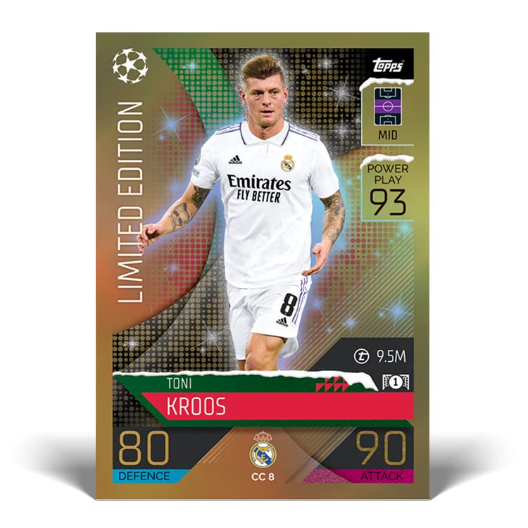 Topps Match Attax 22/23 - UEFA Champions League Advent Calendar | 131 Football Cards, Including 6 Exclusive Limited Edition Cards - 2022