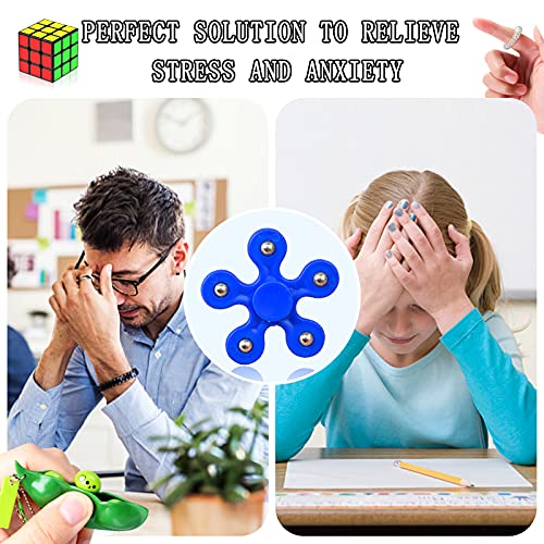 Fidget Toys Advent Calendar, Christmas Countdown Calendar, 2023 Poppet Fidget Toy Pack, Stress Relief Sensory Toys Set for Kids and Adults