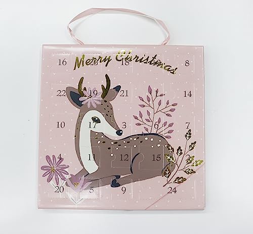 Advent Calendar 2023 for Girls Kids Christmas Countdown Calendar DIY Creative Charm Pendant Bracelet Ring Earrings as Holiday Birthday Party Gift for Daughter Granddaughter Niece with 24PCS