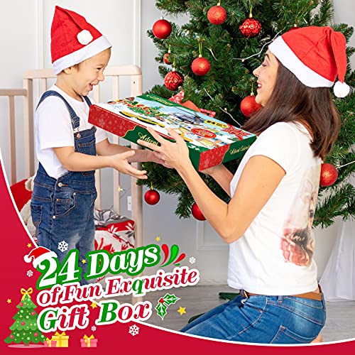 Toy Advent Calendar 2023 for Kids, Gifts for 2 3 4 5 Year Old Kids Toy Cars for 2-8 Year Old Kids Childrens Advent Calendar 2023 Christmas Calendar Toys for 2-8 Year Old Kids for Kids