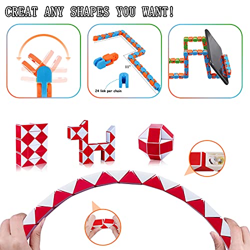 Fidget Toys Advent Calendar, Christmas Countdown Calendar, 2023 Poppet Fidget Toy Pack, Stress Relief Sensory Toys Set for Kids and Adults