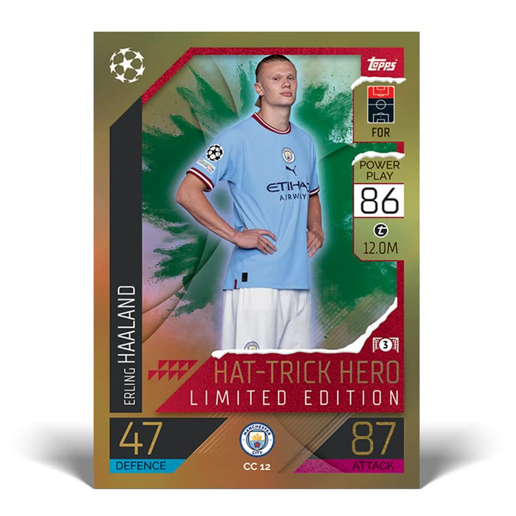 Topps Match Attax 22/23 - UEFA Champions League Advent Calendar | 131 Football Cards, Including 6 Exclusive Limited Edition Cards - 2022