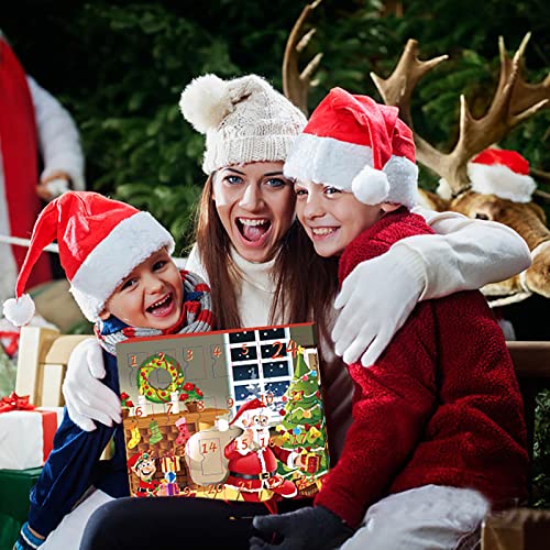 Mochi Squishy Advent Calendar 2023,Squishy Animal Christmas Countdown Calendar for Kids,24 Days Surprise, Non-Toxic Relief Stress Christmas Party Gifts for Boys and Girls Adults