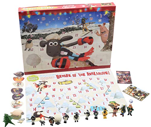 Shaun the Sheep Kids Advent Calendar Wallace and Gromit Christmas Calendars for Kids Board Game Gift Box