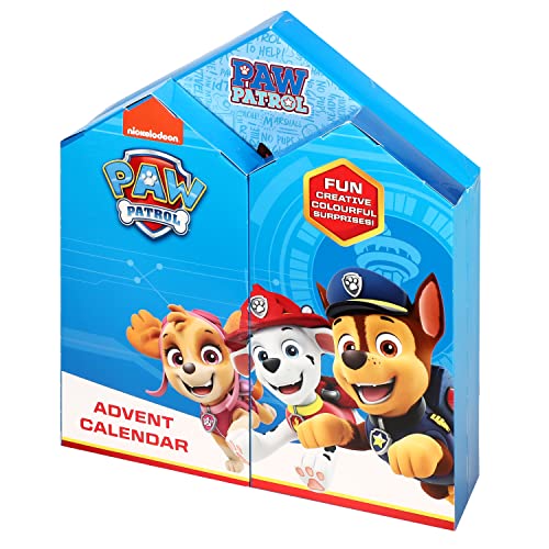Templar Paw Patrol Advent Calendar Creative Art & Craft Stationery Set Kids Xmas Christmas Countdown Fun, Multicoloured