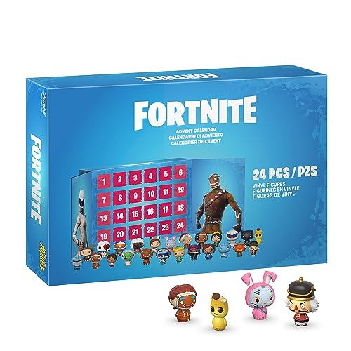 Funko Advent Calendar: Fortnite 24pc - Frostbite - (Pint Sized Heroes) - 24 Days Of Surprise - Collectable Vinyl Mini Figures - Mystery Box - Gift Idea - Holiday Xmas for Girls, Boys & Kids