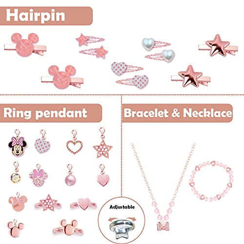 sudatong Advent Calendar 2023 Jewelry for Girls with 24 Unique Gifts, Charm Bracelet, Necklace, Earrings, Hair Accessories, Christmas Countdown Calendars for Kids Girls