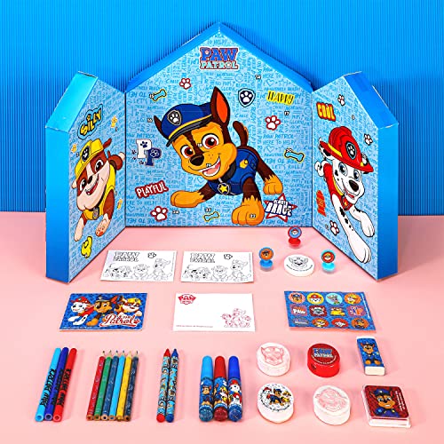 Templar Paw Patrol Advent Calendar Creative Art & Craft Stationery Set Kids Xmas Christmas Countdown Fun, Multicoloured
