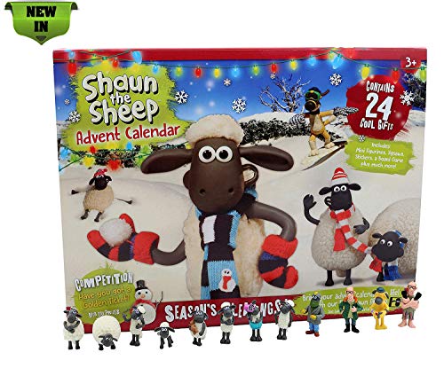 Shaun the Sheep Kids Advent Calendar Wallace and Gromit Christmas Calendars for Kids Board Game Gift Box