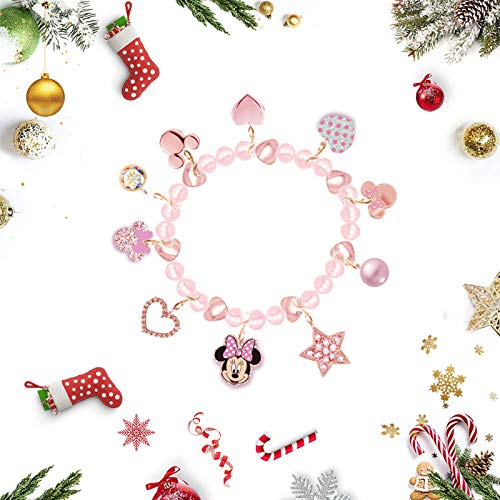 sudatong Advent Calendar 2023 Jewelry for Girls with 24 Unique Gifts, Charm Bracelet, Necklace, Earrings, Hair Accessories, Christmas Countdown Calendars for Kids Girls