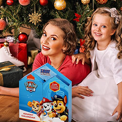 Templar Paw Patrol Advent Calendar Creative Art & Craft Stationery Set Kids Xmas Christmas Countdown Fun, Multicoloured