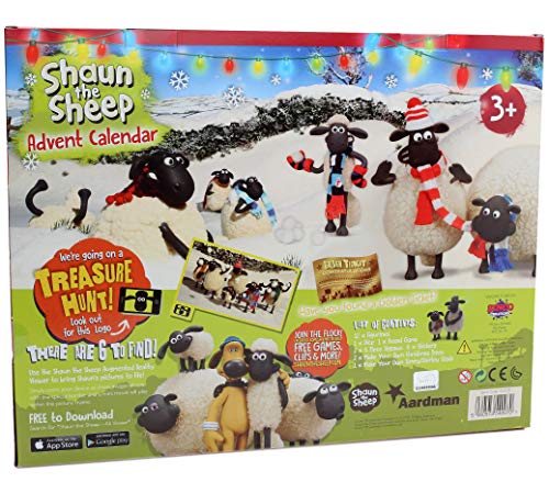 Shaun the Sheep Kids Advent Calendar Wallace and Gromit Christmas Calendars for Kids Board Game Gift Box