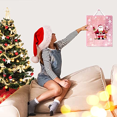 sudatong Advent Calendar 2023 Jewelry for Girls with 24 Unique Gifts, Charm Bracelet, Necklace, Earrings, Hair Accessories, Christmas Countdown Calendars for Kids Girls