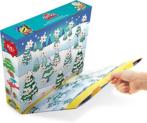 Play-Doh Advent Calendar Toy for Children 3 Years and Up with Over 24 Surprises, Playmats and 24 Pots