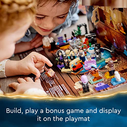 LEGO 76404 Harry Potter Advent Calendar 2022, Magical Christmas Countdown Gift, Wizarding World Toy for Kids & Fans with Board Game and 7 Minifigures