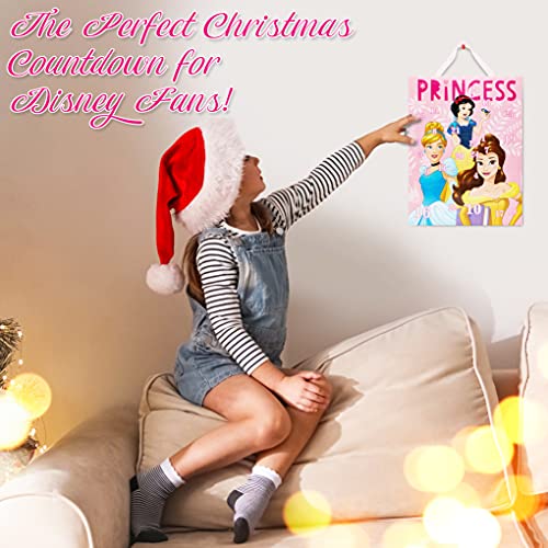 Disney Princess Advent Calendar 2023, Hair Accessories for Girls & Jewellery Advent Calendar, Disney Gifts for Girls