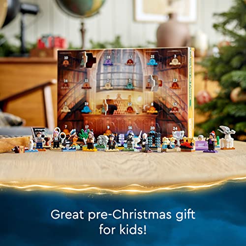 LEGO 76404 Harry Potter Advent Calendar 2022, Magical Christmas Countdown Gift, Wizarding World Toy for Kids & Fans with Board Game and 7 Minifigures