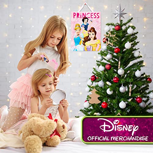 Disney Princess Advent Calendar 2023, Hair Accessories for Girls & Jewellery Advent Calendar, Disney Gifts for Girls