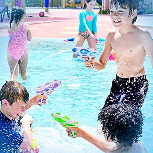 Ucradle Water Pistols For Kids,3Pack Super Gun Blaster Cool Small Pistol Guns Outdoor Beach Garden Toy Pool Bath Party Water Fighting Toys For Children Girls Boys (3pcs water pistols)