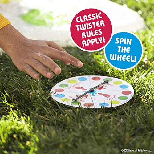 Hasbro Twister Splash Water Game for Kids – Backyard Sprinkler Outdoor Games for Summer Fun