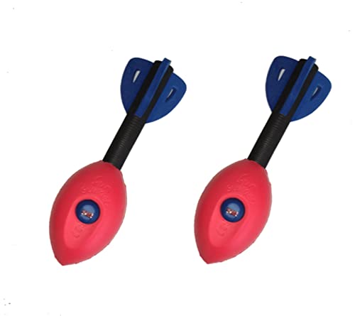 FUN SLINGER Pair of Whissile Rockets - Garden Games and Beach Games - A Great Outdoor toys in Party Outdoor Games for Kids Family Beach Toy (no rackets included)