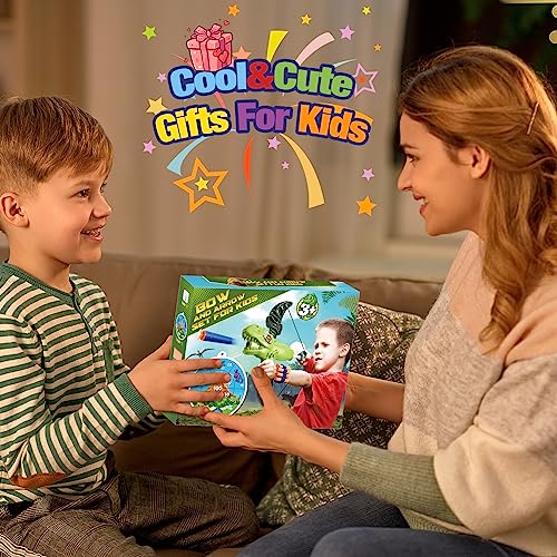 Toyzey Bow and Arrow Set Kids,Outdoor Toys for 3 4 5 6 7 8 Year Olds Boys Garden Toys for Kids Boys Toys Age 3-12 Archery Set for Kids Gifts for 3-12 for Year Olds Boys Dinosaur Toys for Boys Gifts