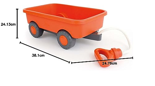Green Toys WAGON Outdoor Toy Orange