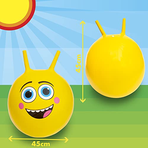 abeec Space Hopper - Outdoor Toys - Space Hoppers For Kids Age 5 - Outdoor Toddler Toys - Garden Toys - Jumping Ball - Toddler Outdoor Play Equipment - Outdoor Toys for 5 Year Olds, AMZ-1177