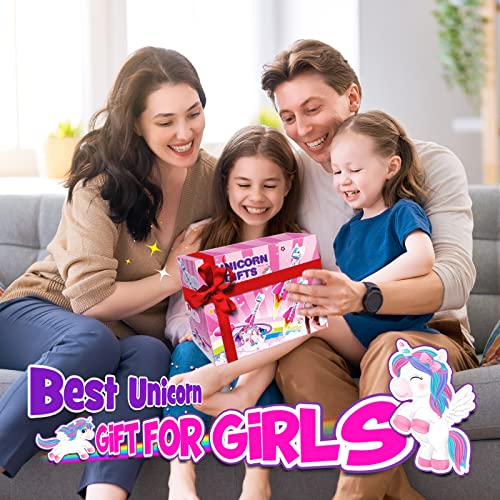 DejaNard Unicorn Gifts for Girls, Stomp Toy Rockets Garden Games Toys for 3-10 Year Olds Boys Girls Toys Age 4 5 6 Outdoor Toys 3-9 Years Old Boys Girls Gifts Age 3-12 Rocket Toy Launcher for Kids