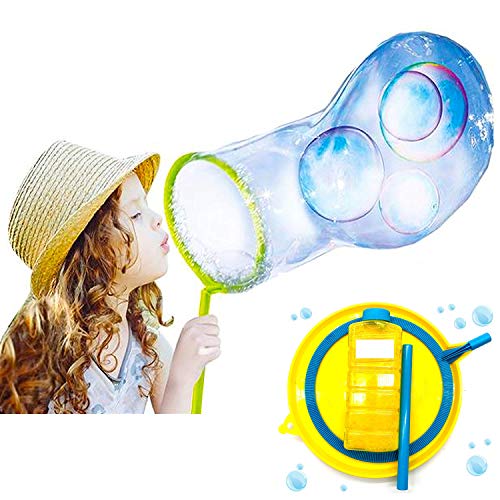 Guilty Gadgets Giant Bubble Wand Fun Amazing Kit Magic Enormous Huge Bubbles Gift Outdoor Garden Toy