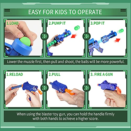 Welltin Shooting Games Toys for 5 6 7 8 9 10+ Year Old Boys Girls, Shooting Targets Christmas Xmas Gifts for Kids Gifts for 5-10+ Year Old Boys Girls Outdoor & Indoor Cool Toys Age 5-12 Nerf Toys Guns