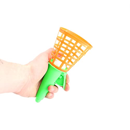 D.A.Y. Republic Click and Catch Ball Game, Ideal Indoor & Outdoor Garden Beach Toy Set, Develops Hand-eye Coordination and Reaction, Includes 2 Launchers and 2 Balls (1 Pack of 2)