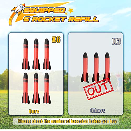 Anginne Boy Toys for 3-12 Years Old Boys, Kids Toys Garden Toys Boys Girls Gifts Age 3-9 Year Old Boys Toys Age 3-9 Outdoor Birthday Gifts for Kids Stomp Toy Rockets Garden Games Gifts for Kids