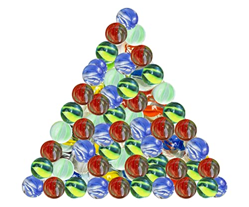 ARSUK Cat's Eye Marbles, Glass Marbles, Comes in a bag, Protection against damage, Sports Toys & Outdoor Games (160-170 Pcs, 955gm Approx.)