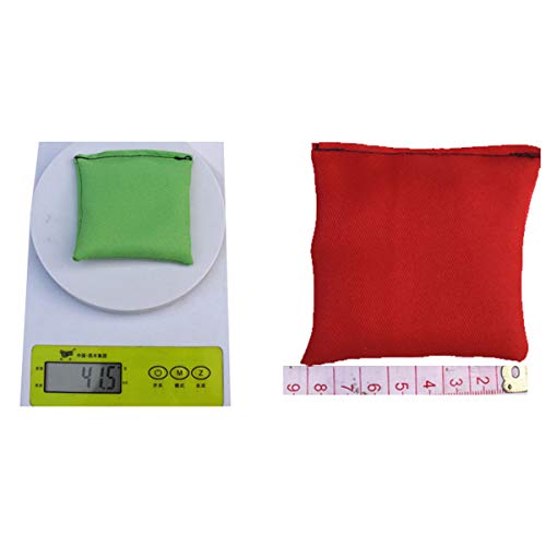 MYhose Nylon Bean Bags Nylon Bean Bags Fun Sports Outdoor Family Games Bean Bag Toss Carnival Toy 2 Pieces Color Random