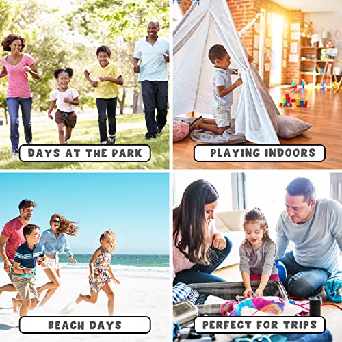 Garden Games Outdoor Play Equipment for Children Family Summer Kids Garden Toys Sports Day Kit Egg and Spoon Race Ring Toss Sack Race Bean Bag Toss Snakes and Ladders (4 in 1 Set)