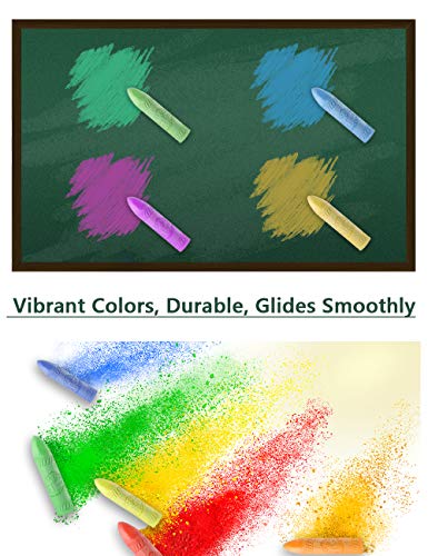 TBC Jumbo Pavement Chalks for Toddlers 48pcs Washable Outdoor Chunky Chalk for Kids Sidewalk Children Giant Chalk Set Non-Toxic for Street Yard Blackboard Chalkboard Playground Games Drawing Painting