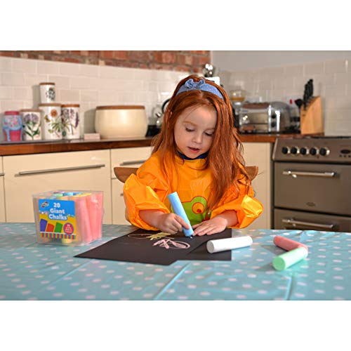 Galt Toys, 20 Giant Chalks, Pavement Chalk for Kids, Ages 3 Years Plus