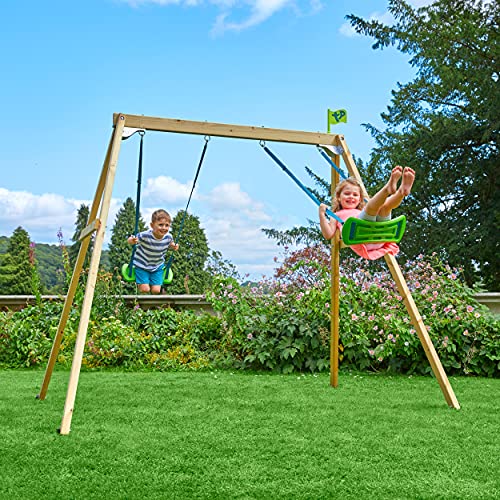 TP Toys TP304 Wooden Swing Frame (Forest Double)